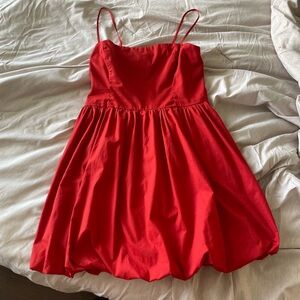 Bubble Hem Mini Dress